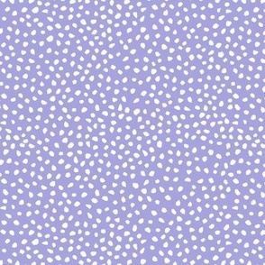 Guinea Peep Polka Dots on Lilac