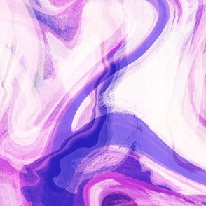 Purple Magenta white Fluid White