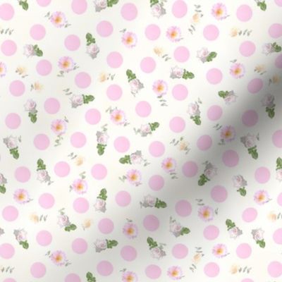 Pink Dots and Roses Cream