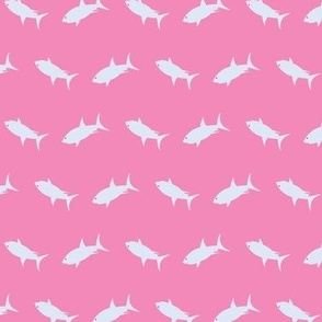 Shark Waves Pink and Violet