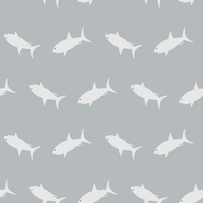 Shark Waves Grays - Large Scale