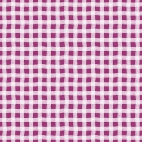 Berry Wonky Gingham