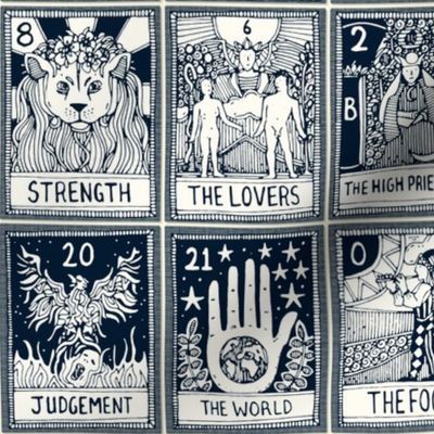 major arcana tarot indigo