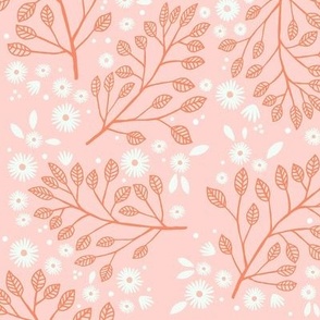 Daisy Garden Pink Tangerine // standard