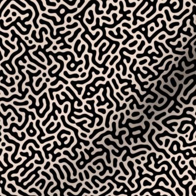 Turing Pattern I: Black on Blush