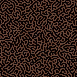 Turing Pattern I: Black on Cinnamon