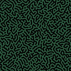 Turing Pattern I: Black on Emerald