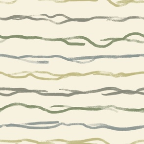 Organic Muted Stripes