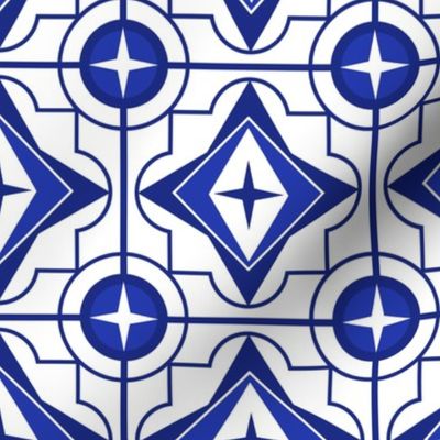 classic tile (blue and white)