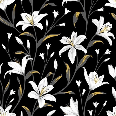 Download Black And Gold Aesthetic Leaves Wallpaper  Wallpaperscom