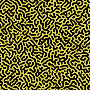 Turing Pattern I: Black on Lemon Lime