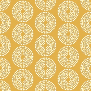 Aura Yellow | Modern Coastal Print