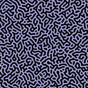 Turing Pattern I: Black on Lilac
