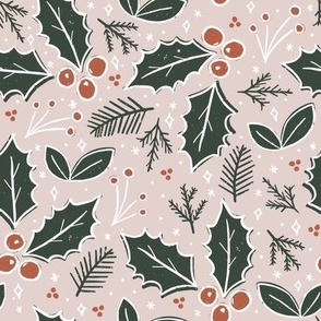 Holly-day in Pink | Modern Christmas Palette