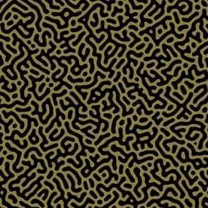 Turing Pattern I: Black on Moss