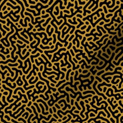 Turing Pattern I: Black on Mustard