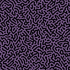 Turing Pattern I: Black on Orchid