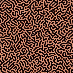 Turing Pattern I: Black on Peach