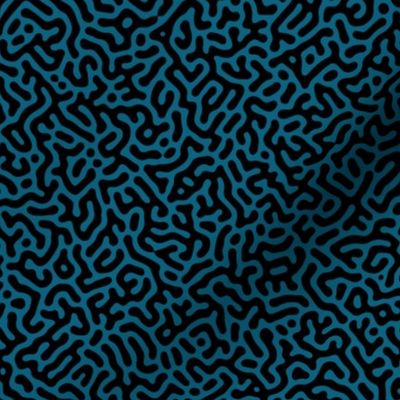 Turing Pattern I: Black on Peacock