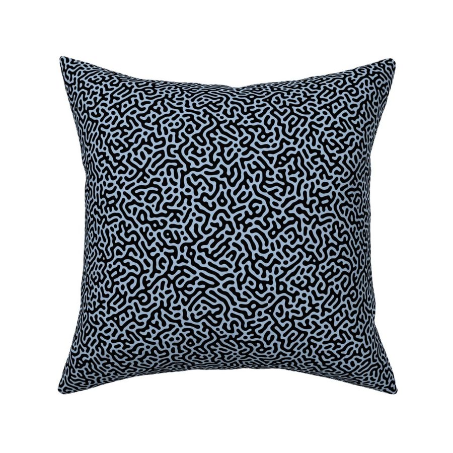 Turing Pattern I: Black on Sky Blue