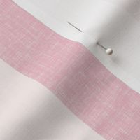 Wide textured linen Stripes_Pink