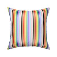 LGBTQ queer stripes and strokes rainbow pride flag horizontal SMALL