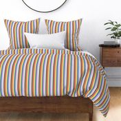 LGBTQ queer stripes and strokes rainbow pride flag horizontal SMALL