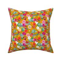 Feminist floral gold small
