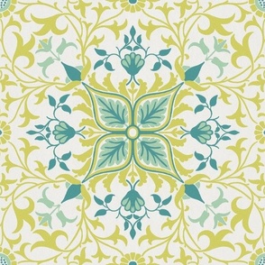 William Morris's Vine (1873) famous pattern. Original.