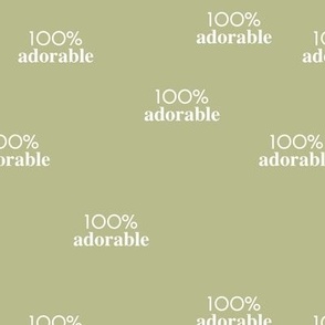 100% adorable for cute little dogs or baby creations minimalist typography design white on matcha green summer