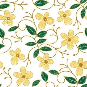 Ukrainian embroidery handmade summer meadow flower