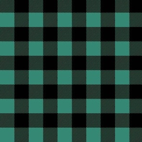 Lumberjack plaid in green