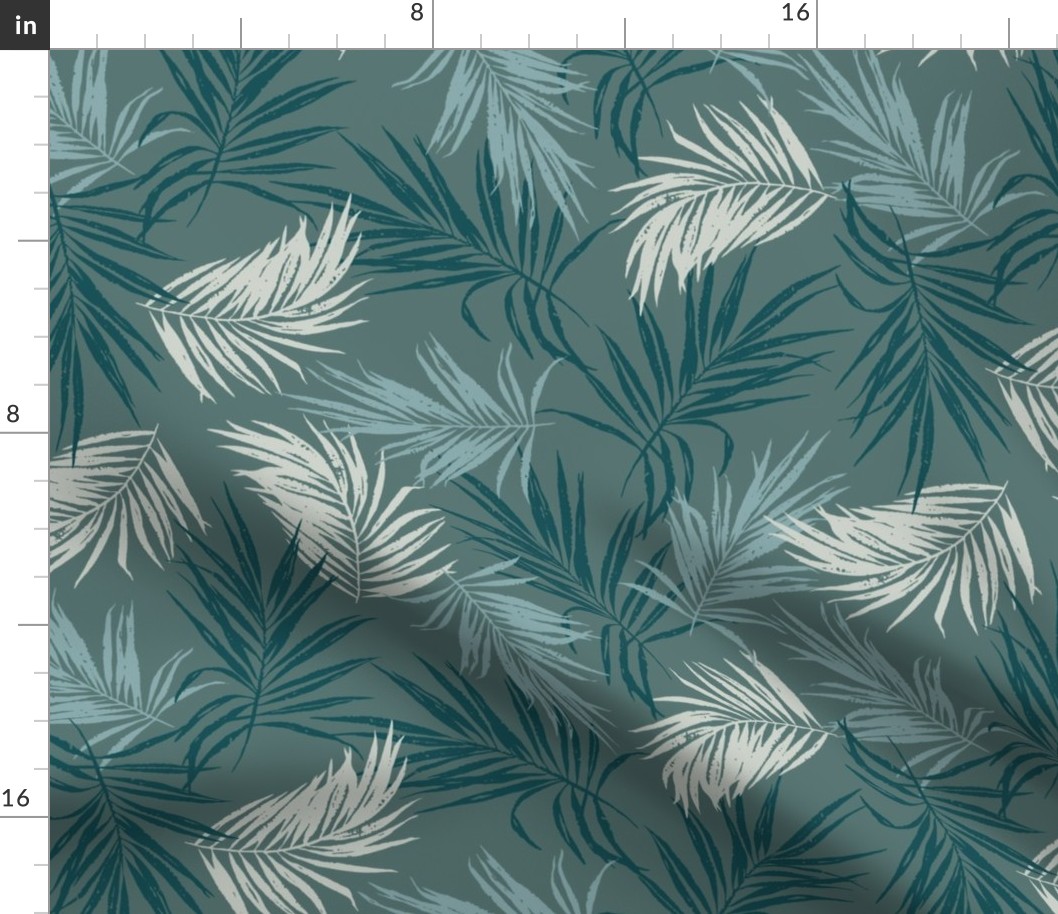 palm fronds .:dark green:.