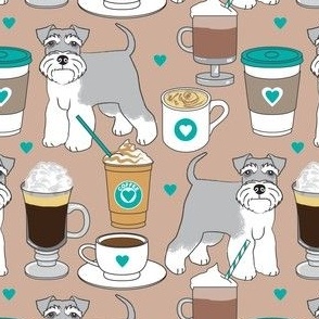 large schnauzers and coffee drinks