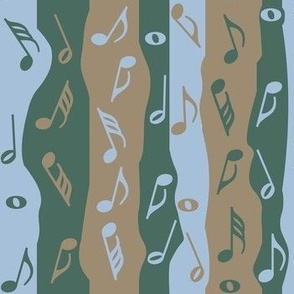 Larger Music Notes Stripes Petal Solids 2
