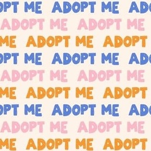 Adopt Me - Pet Adoption - Multi on cream - LAD22