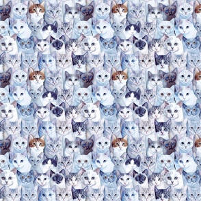Cute Cats, S, 7.44"x6"