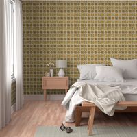 Vintage 70 s style wallpaper tiles