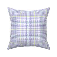 Pastel Glen Plaid in Lilac, Sky Blue and Honeydew Matching Petal Signature Cotton Solids