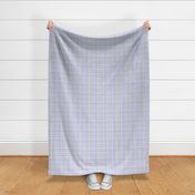 Pastel Glen Plaid in Lilac, Sky Blue and Honeydew Matching Petal Signature Cotton Solids