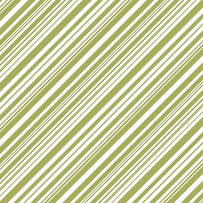 Green and white diagonal stripes
