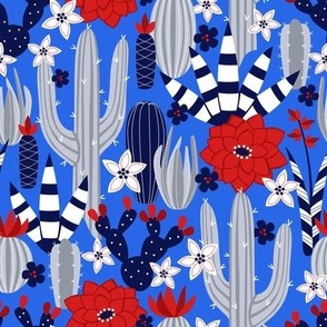 American Cactus (Blue)