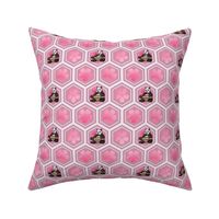 pink panda honeycomb 