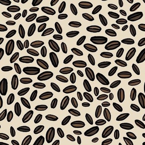 Coffee Beans Beige Small