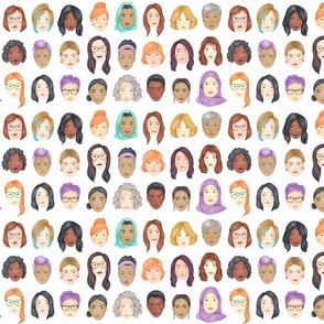 Women - white background - small scale