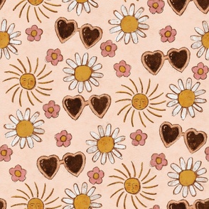 Hippie Sunshine and Daisies | large scale