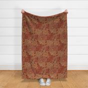 Vintage 70s Liberty Floral | Brown | Large Scale