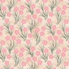 Vintage Wildflower Cheddar Pink | Small Scale
