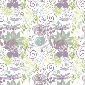 Lilac & green garden 