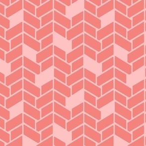 Angled  Bricks Dark Pink